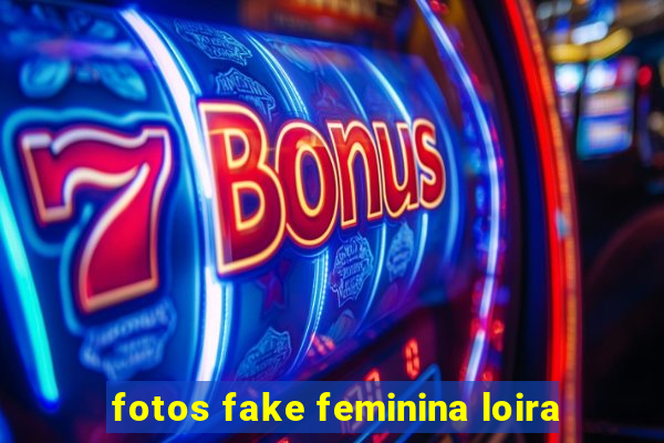 fotos fake feminina loira